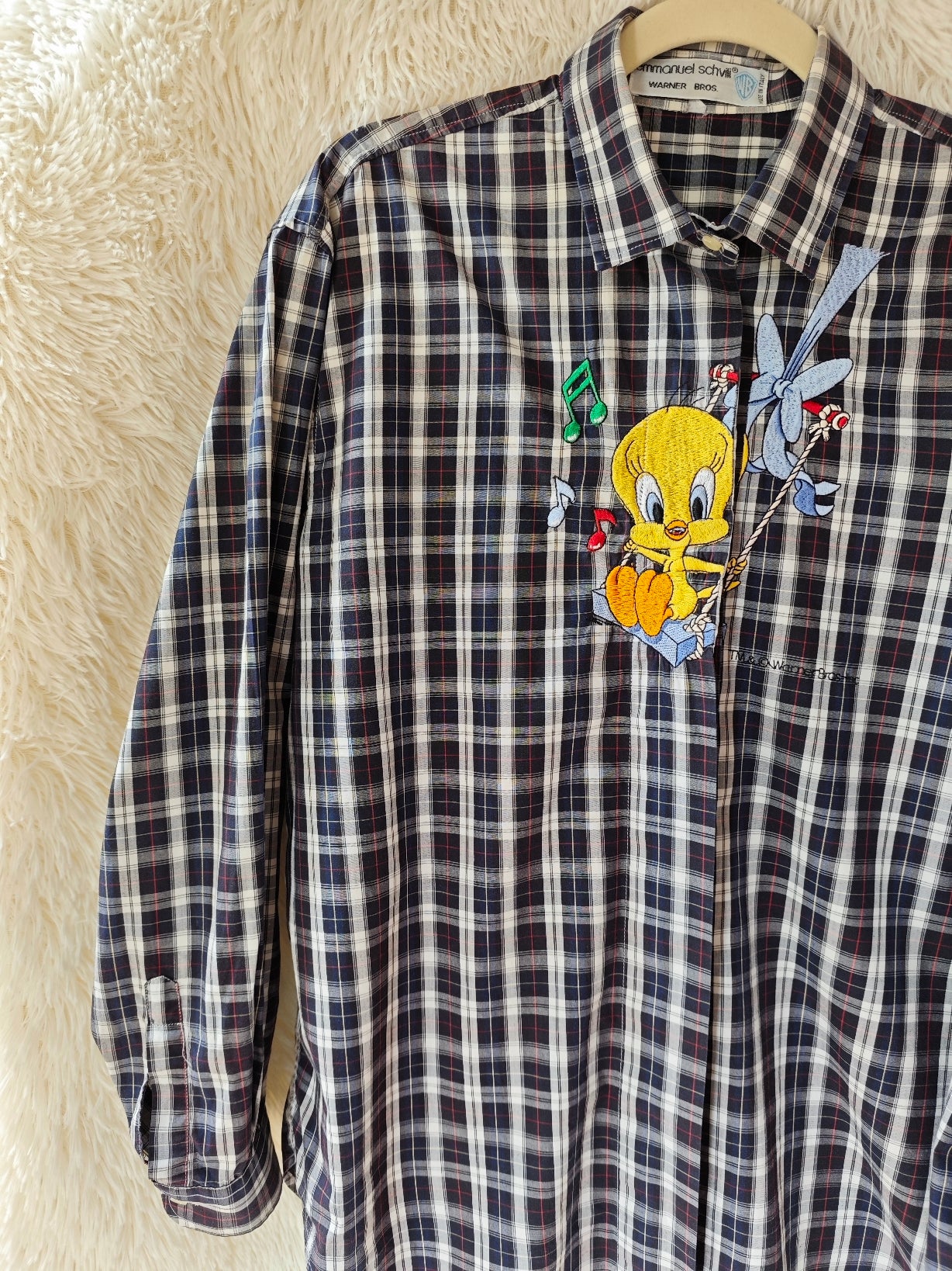 Camicia Titti musicale tartan