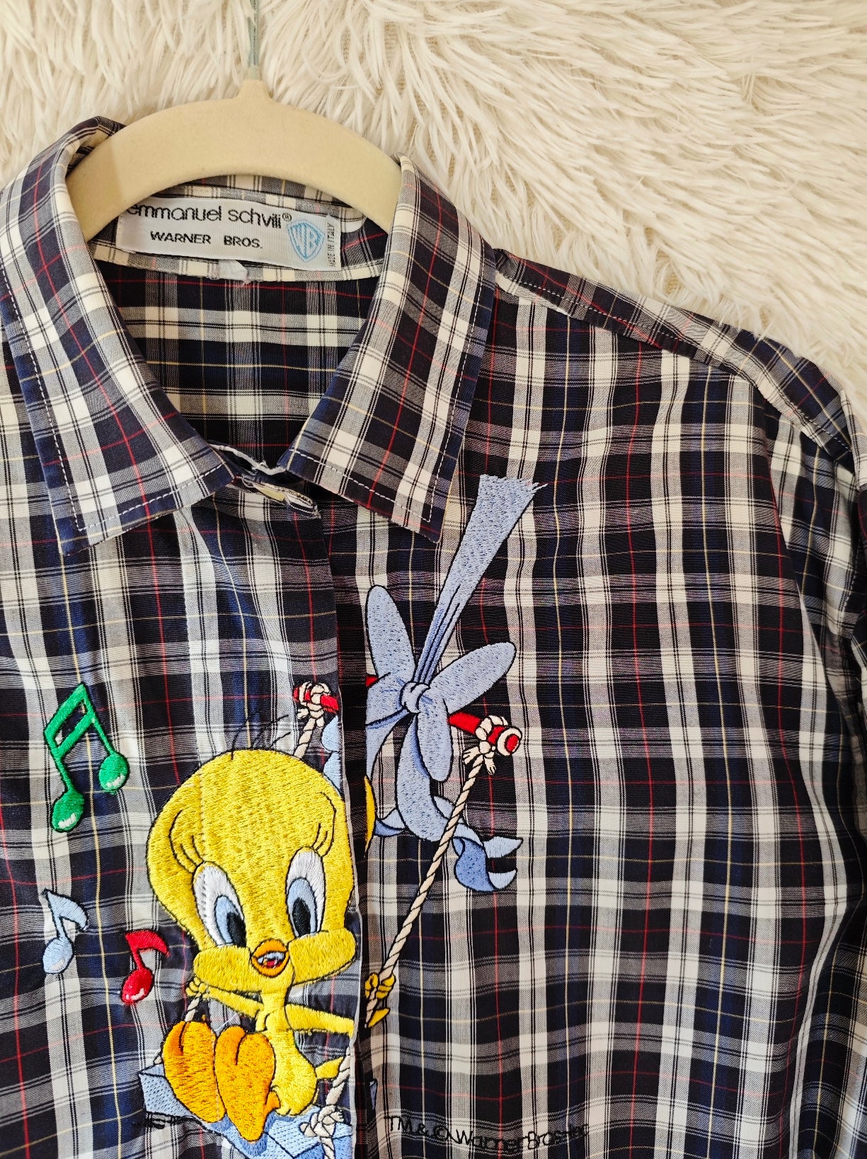 Camicia Titti musicale tartan