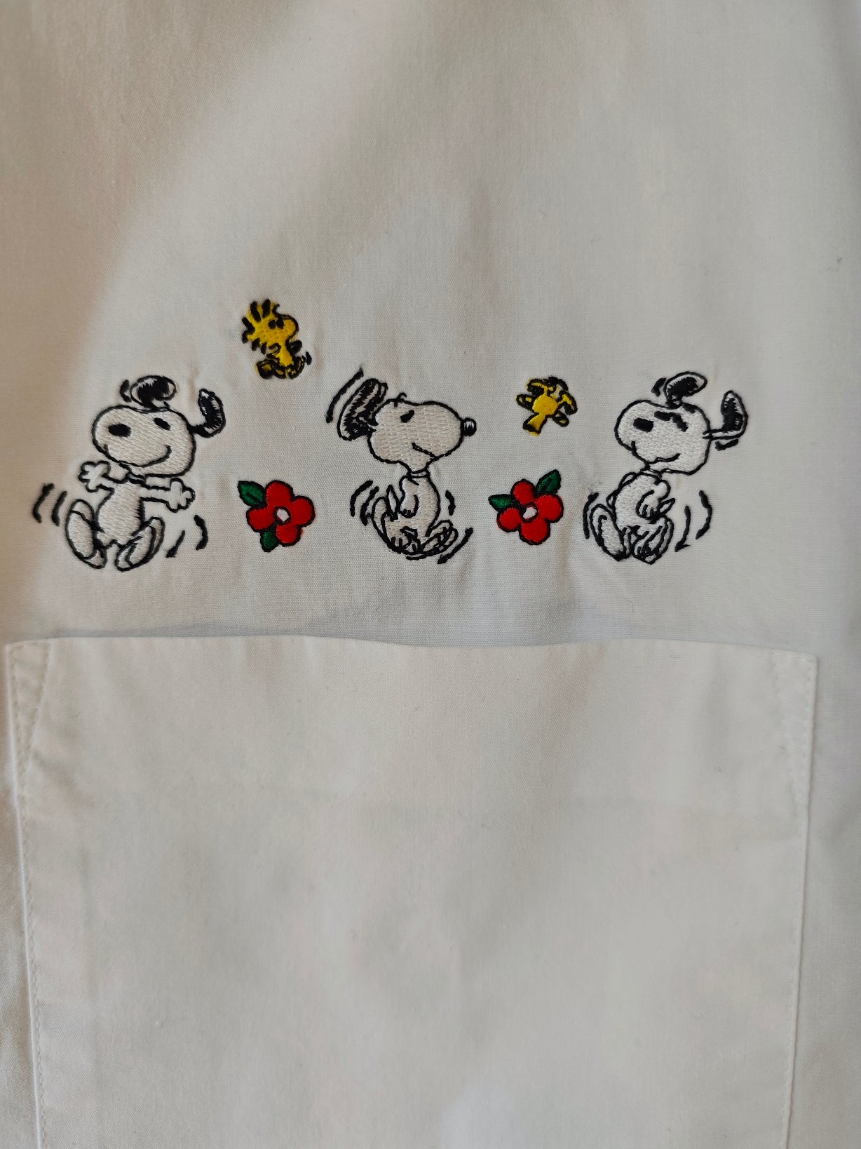 Camicia Snoopy bianca