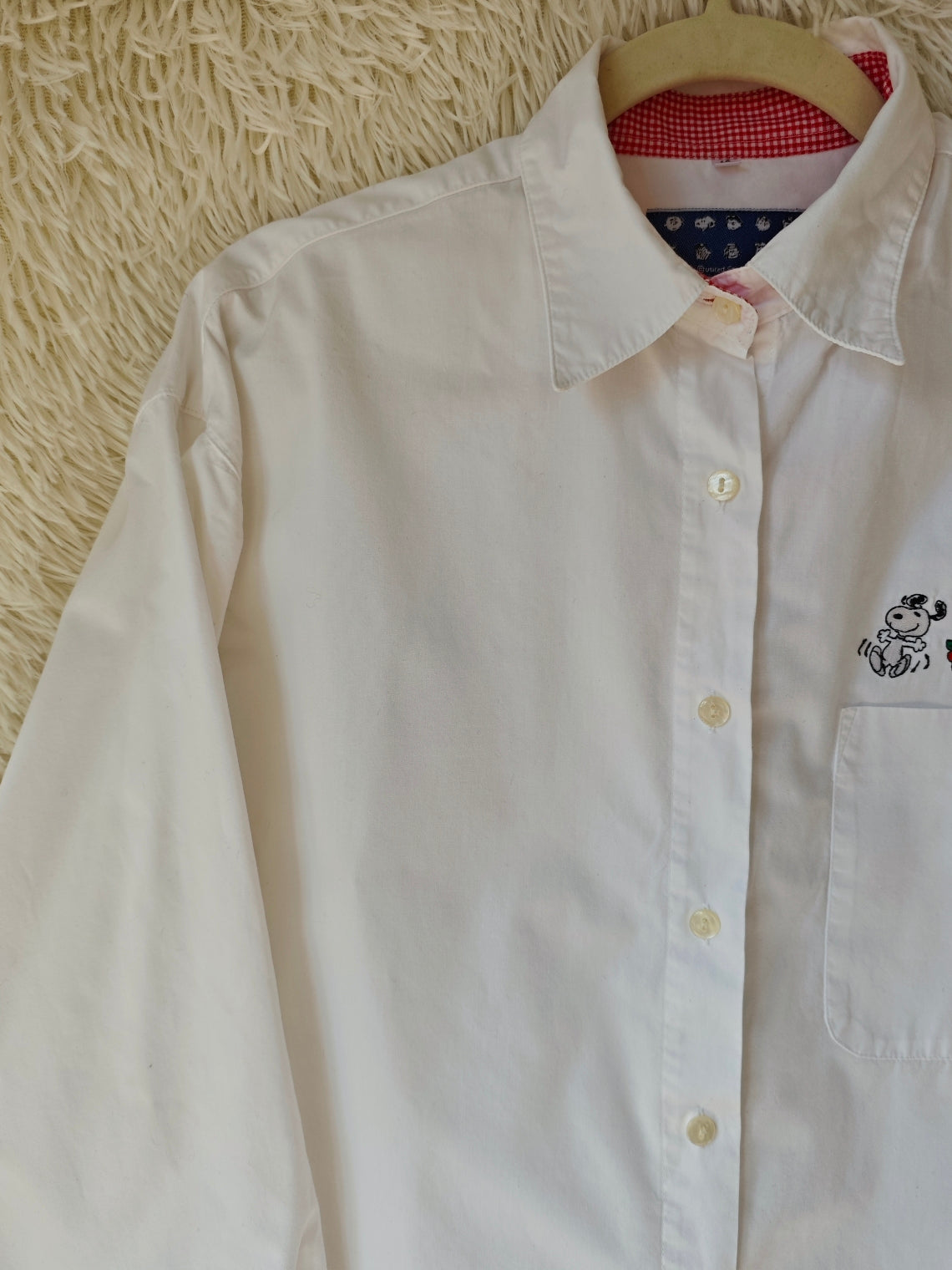 Camicia Snoopy bianca