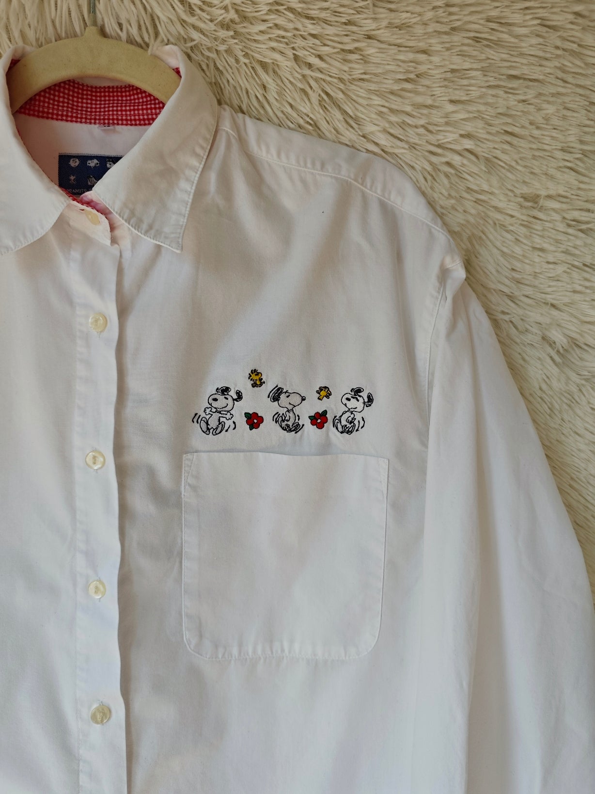 Camicia Snoopy bianca