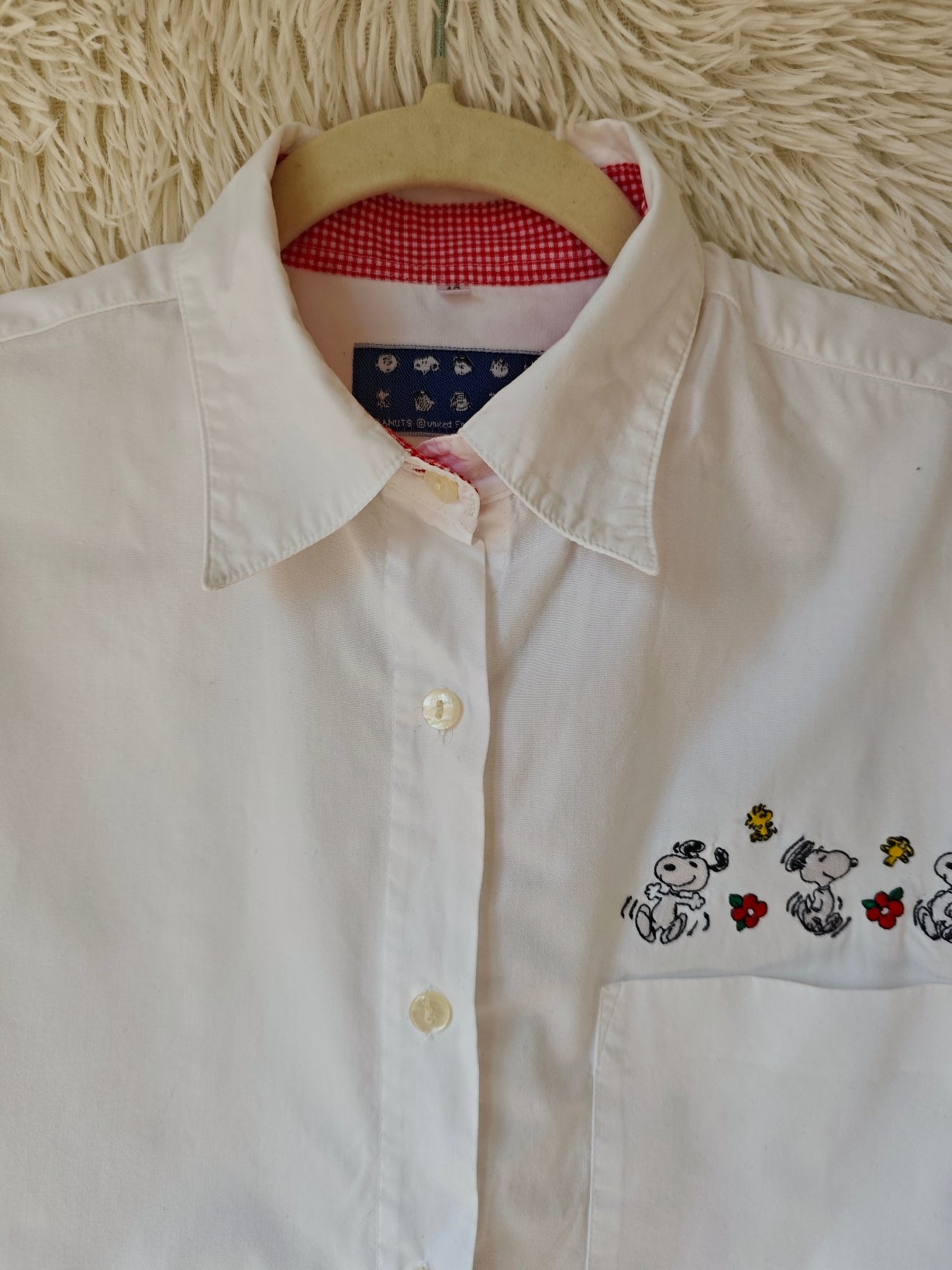 Camicia Snoopy bianca