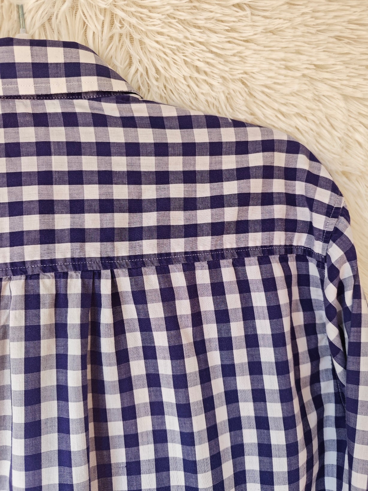 Camicia Goofy Vichy blu