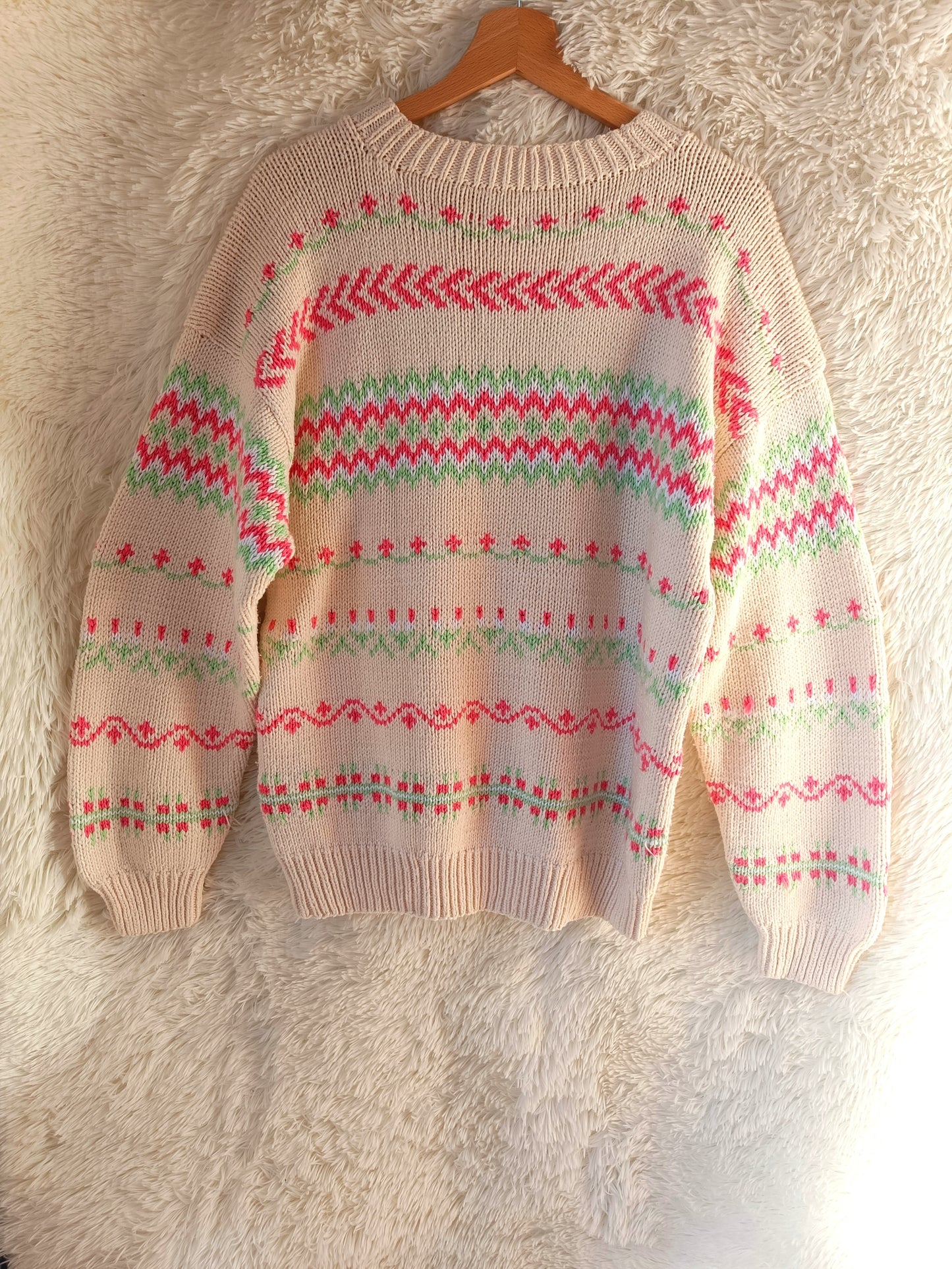maglione vintage fair isle