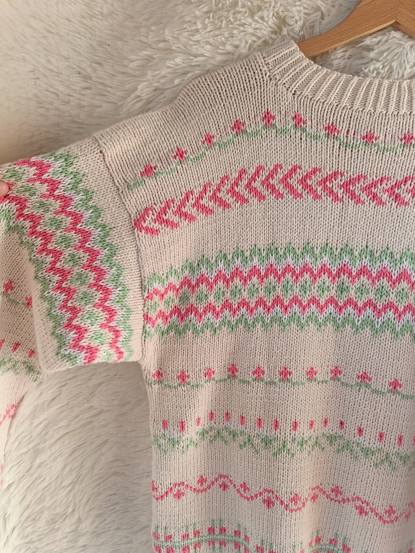 maglione vintage fair isle