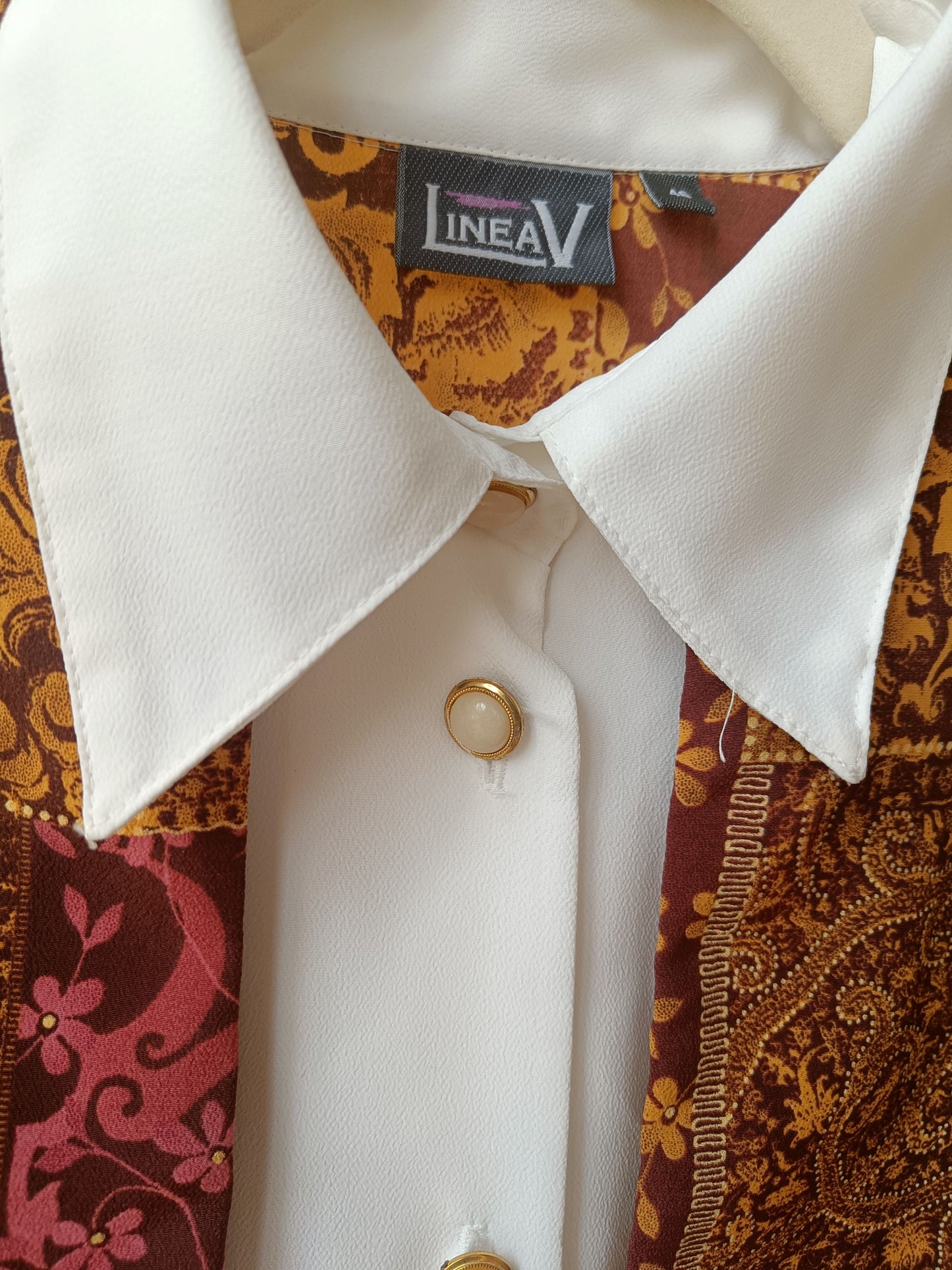 camicia vintage gilet damasco