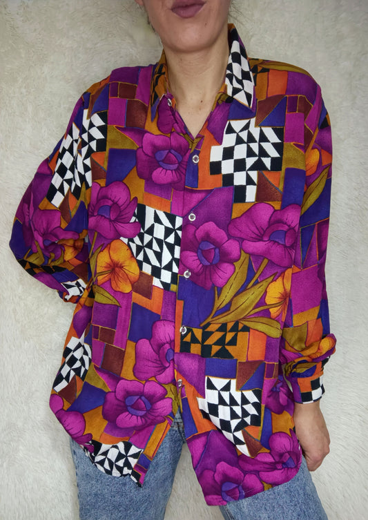 Camicia vintage barocca