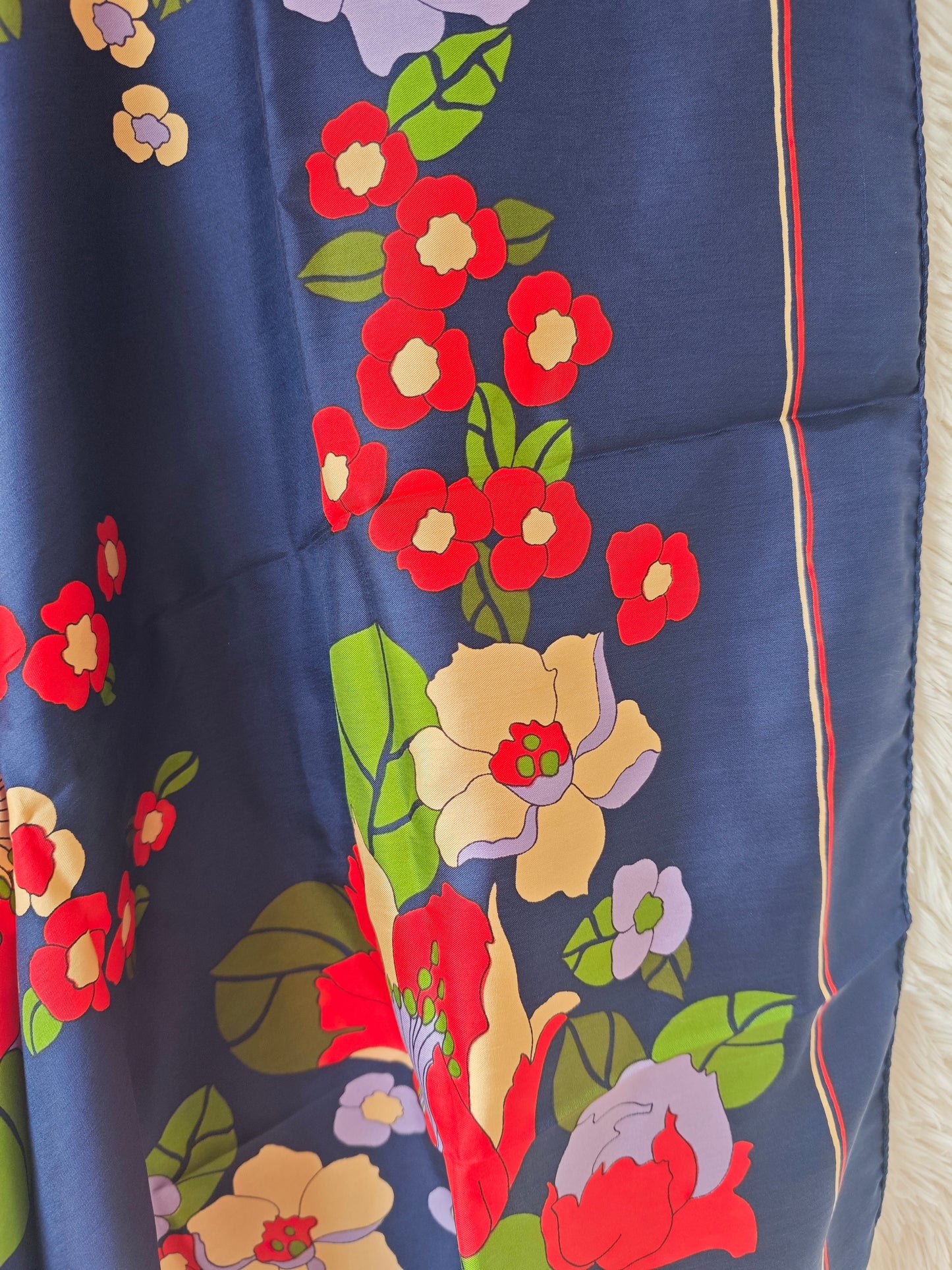 Foulard floreale Pierre Cartier