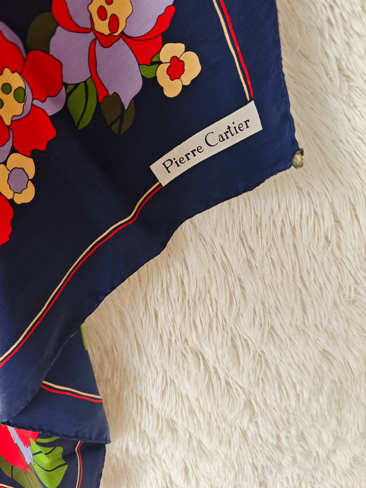 Foulard floreale Pierre Cartier