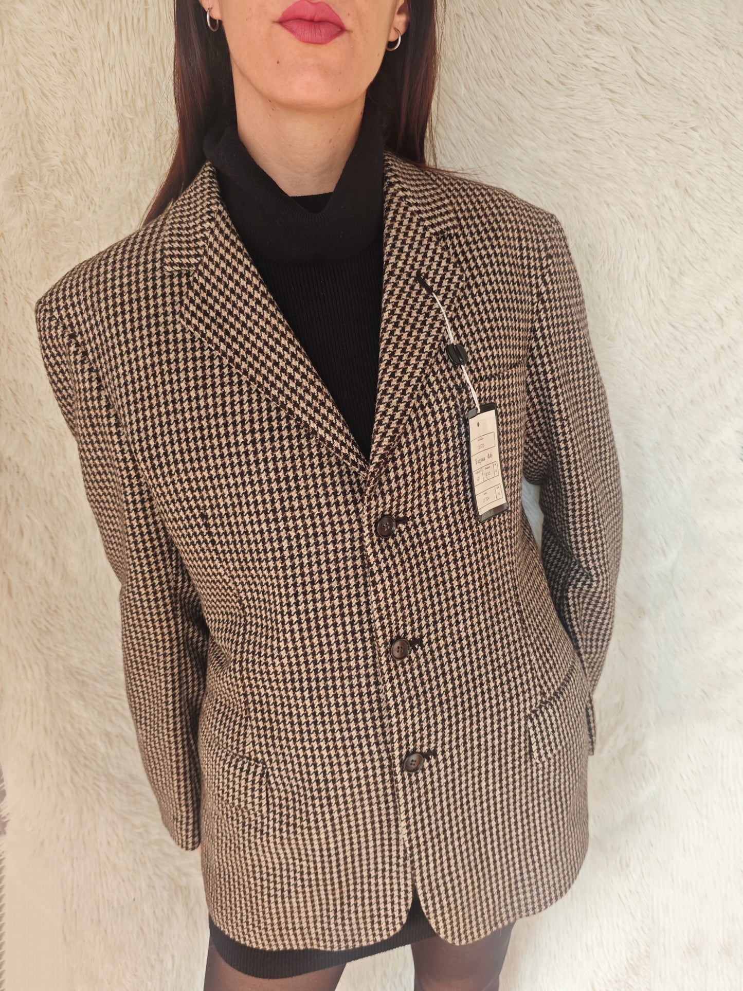 Blazer piedi de poule