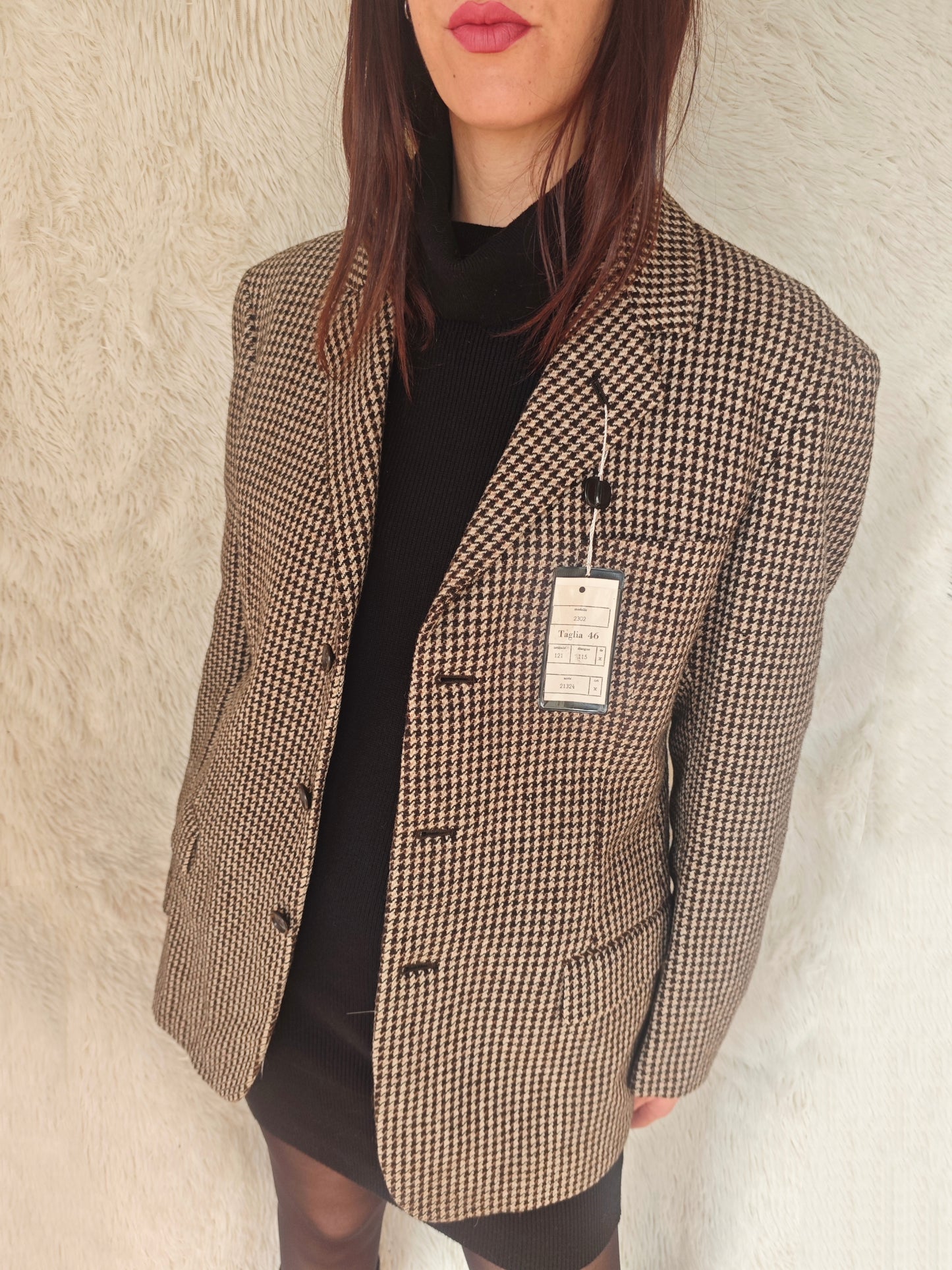 Blazer piedi de poule