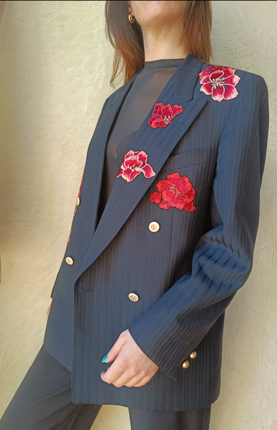 Red Blossom blazer