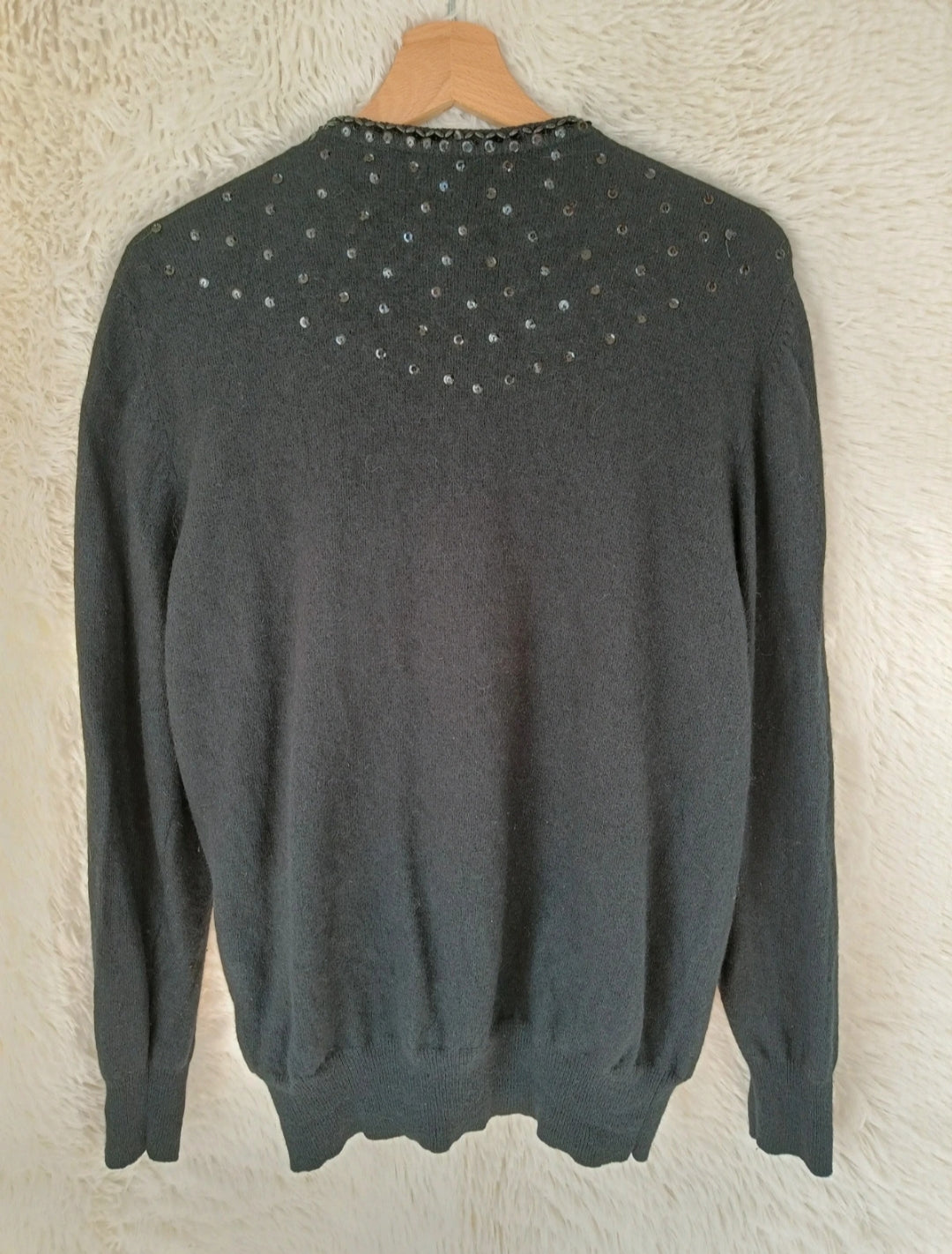 Cardigan lana angora