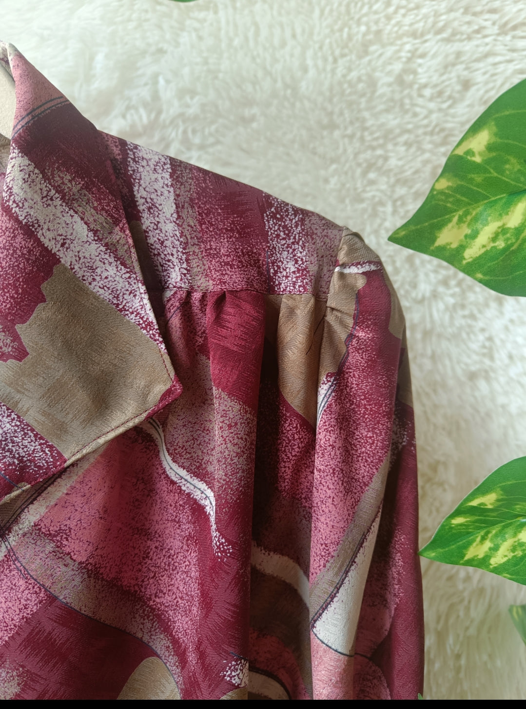 Camicia Vintage Sartoriale Bordeaux