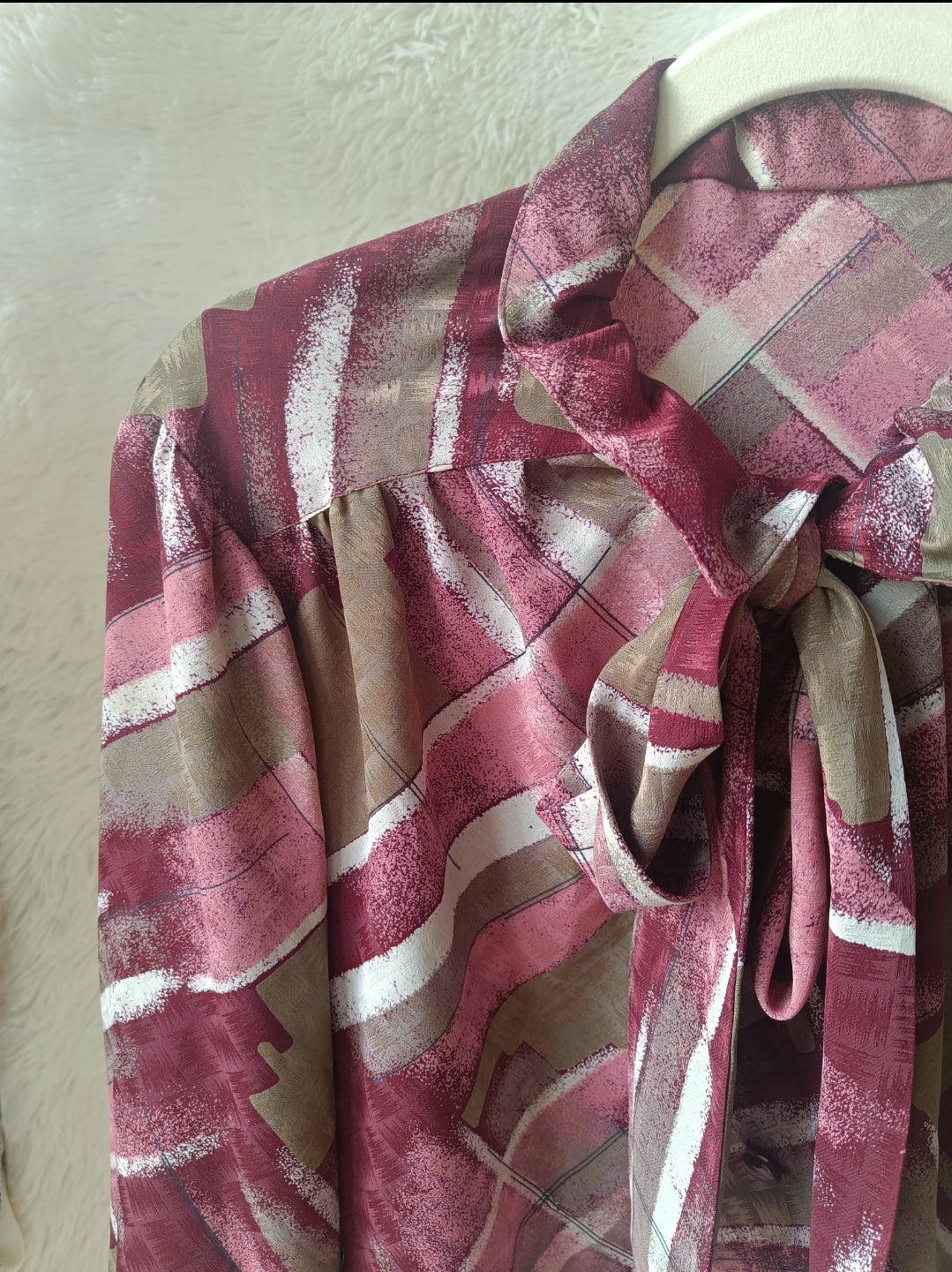 Camicia Vintage Sartoriale Bordeaux