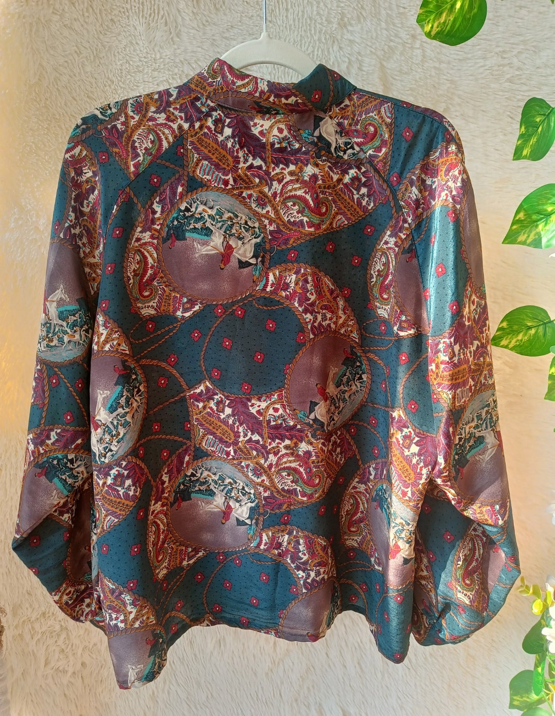 Camicia fantasia equestre