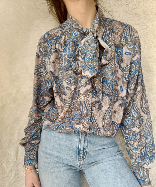 Camicia Paisley con Fiocco