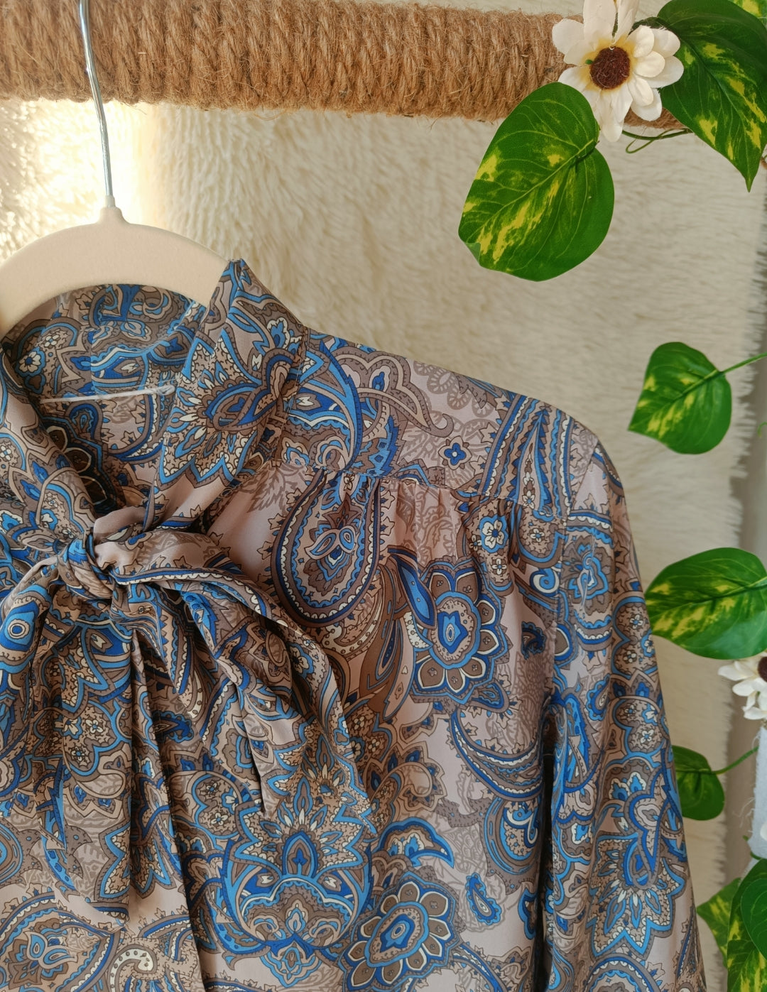 Camicia Paisley con Fiocco