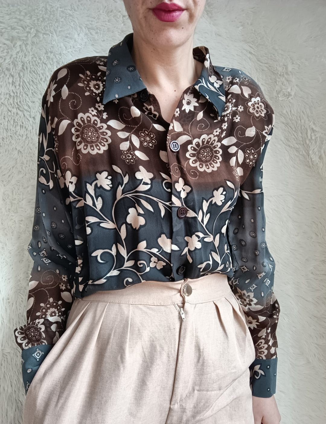 Camicia viscosa