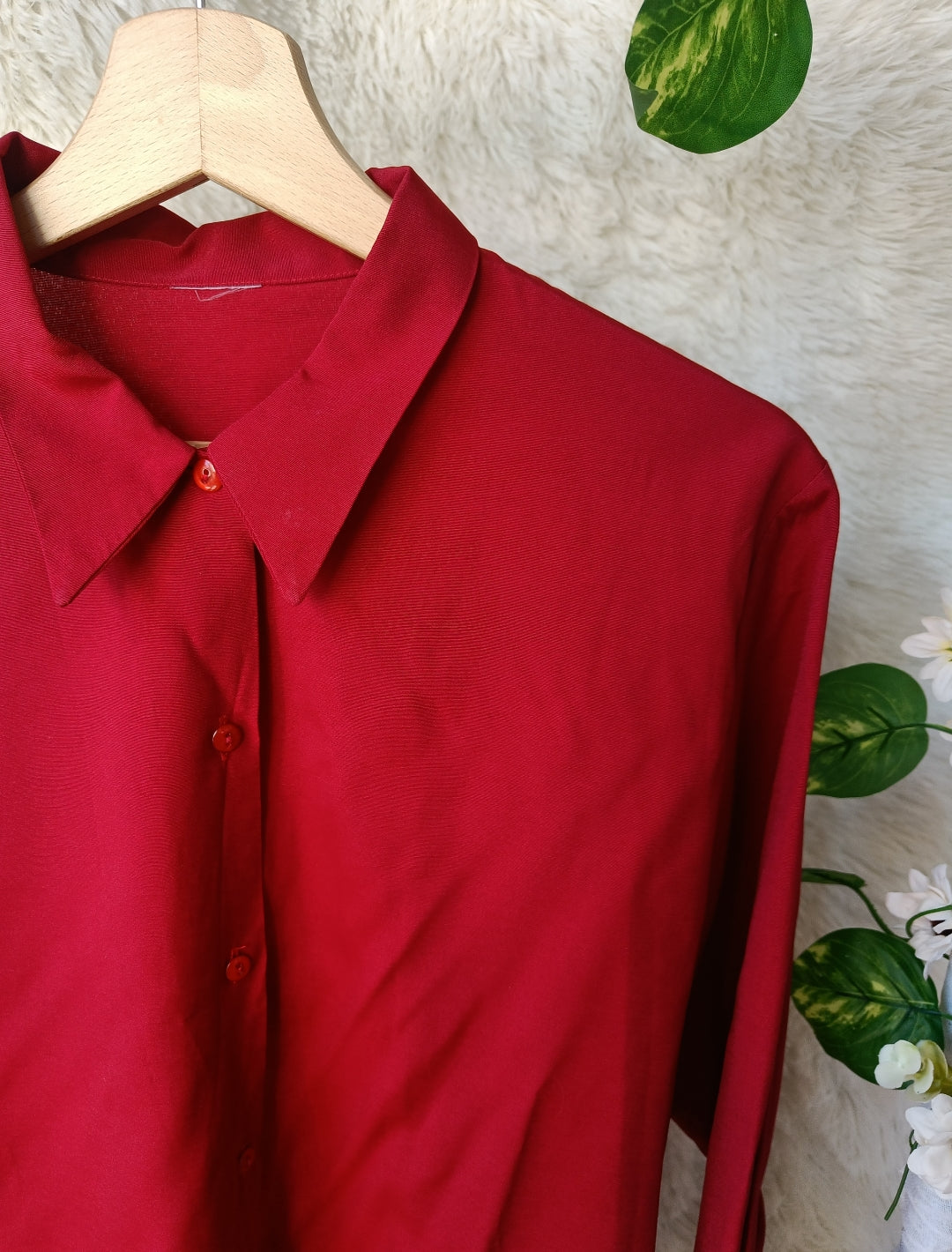 Camicia rosso intenso
