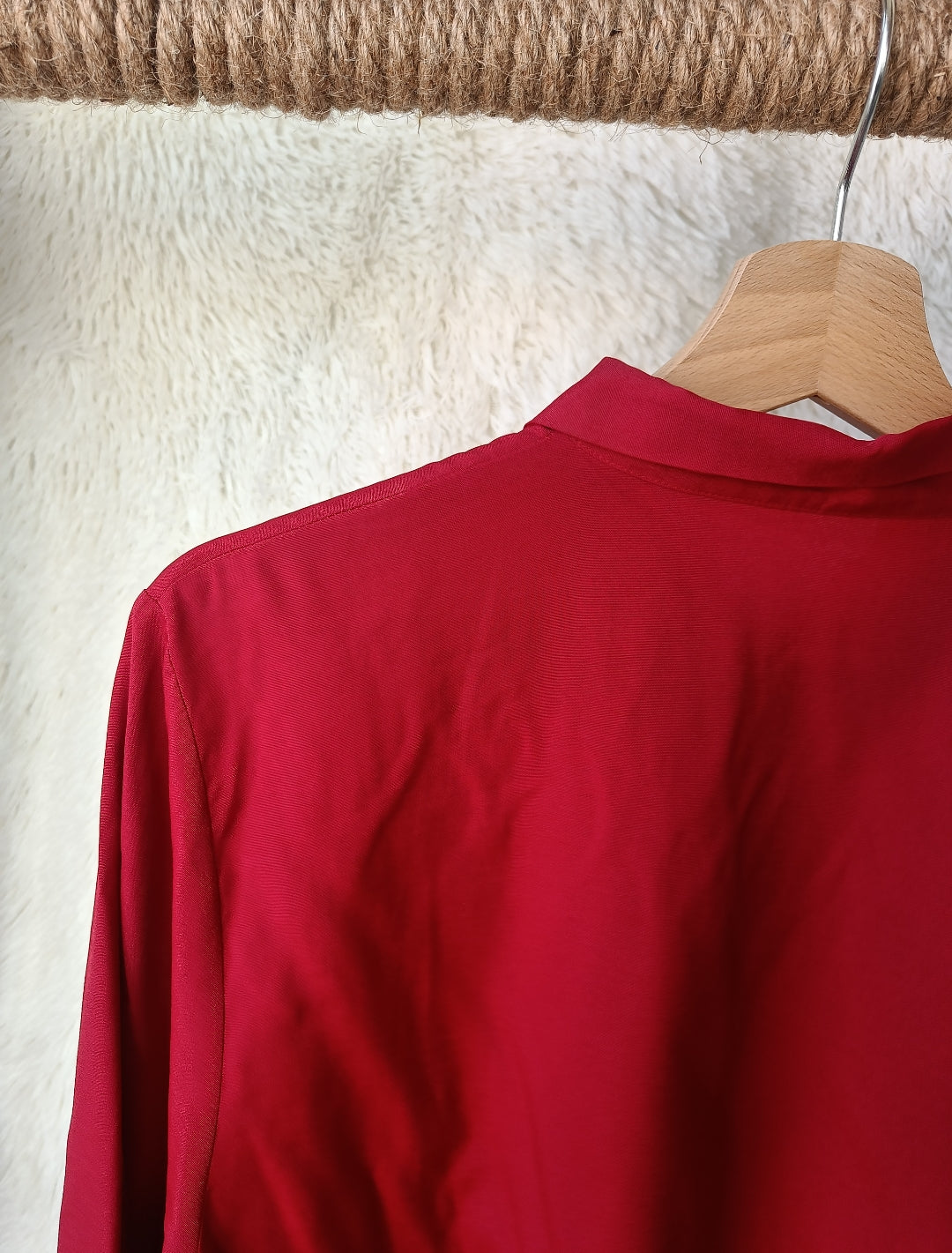 Camicia rosso intenso
