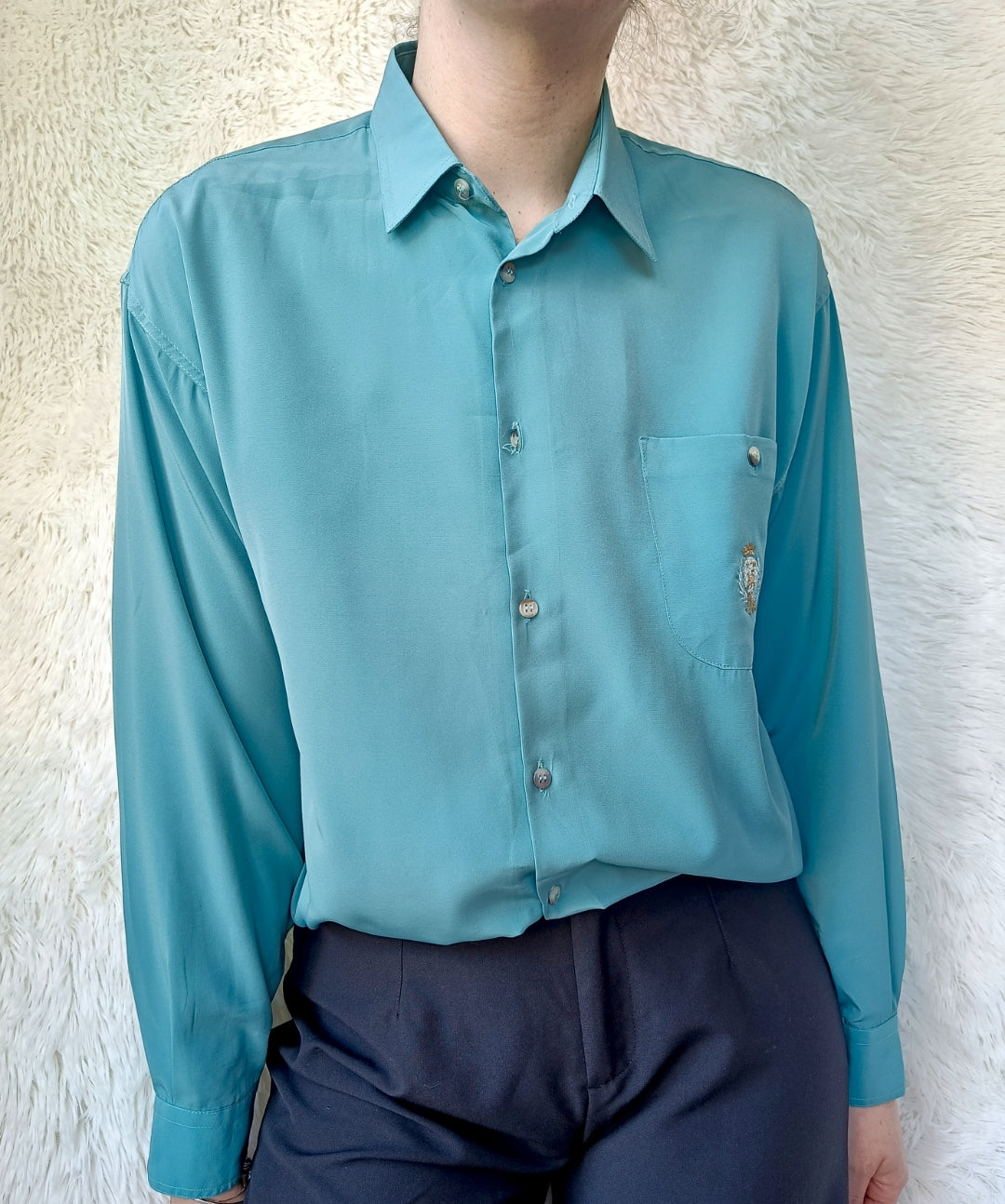 Camicia verde acqua