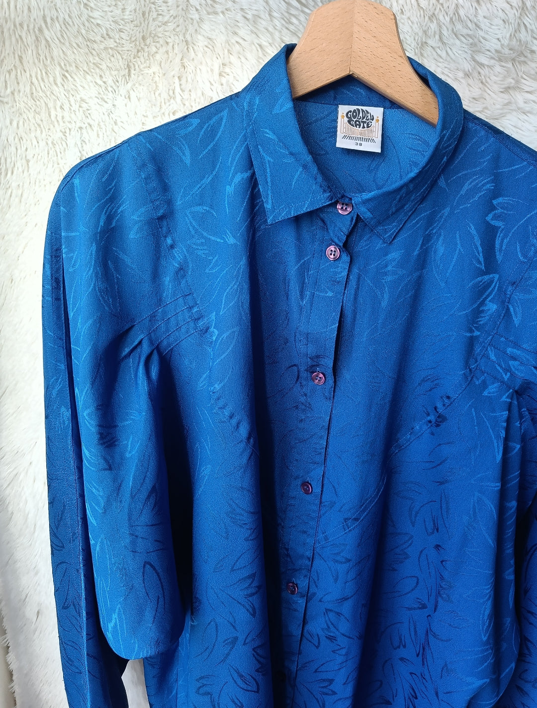 Camicia blu intenso