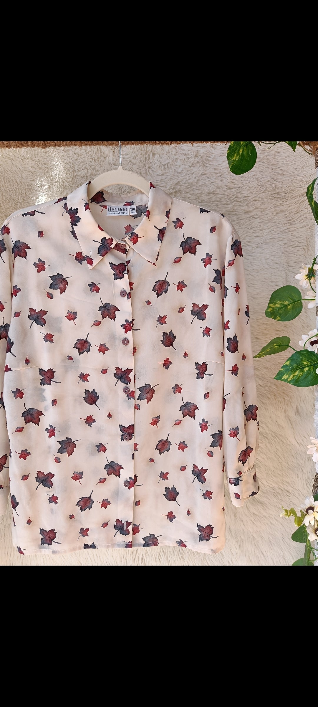 Camicia foglie