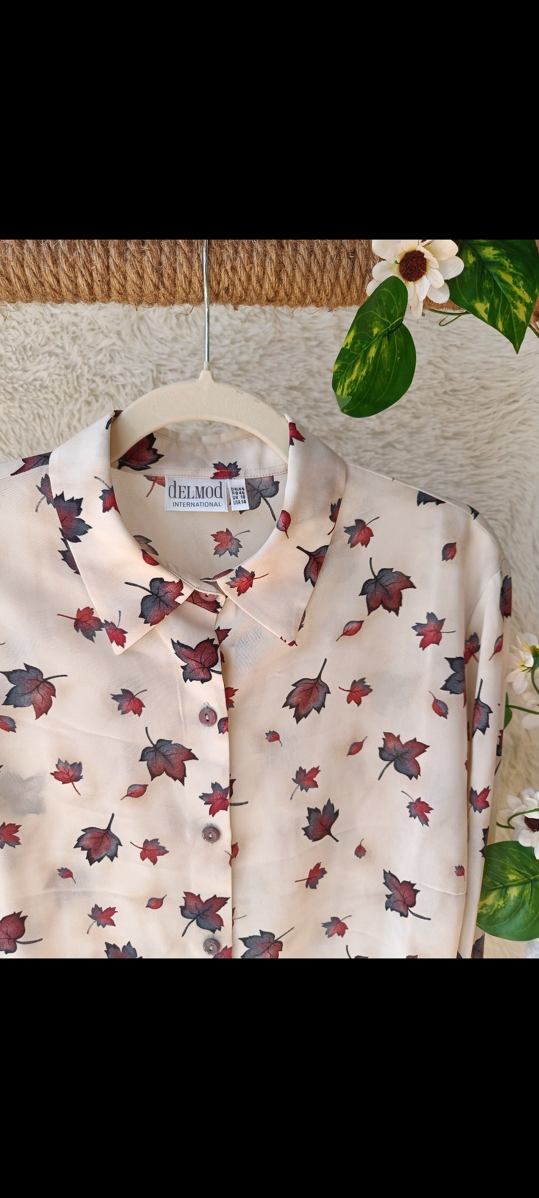Camicia foglie