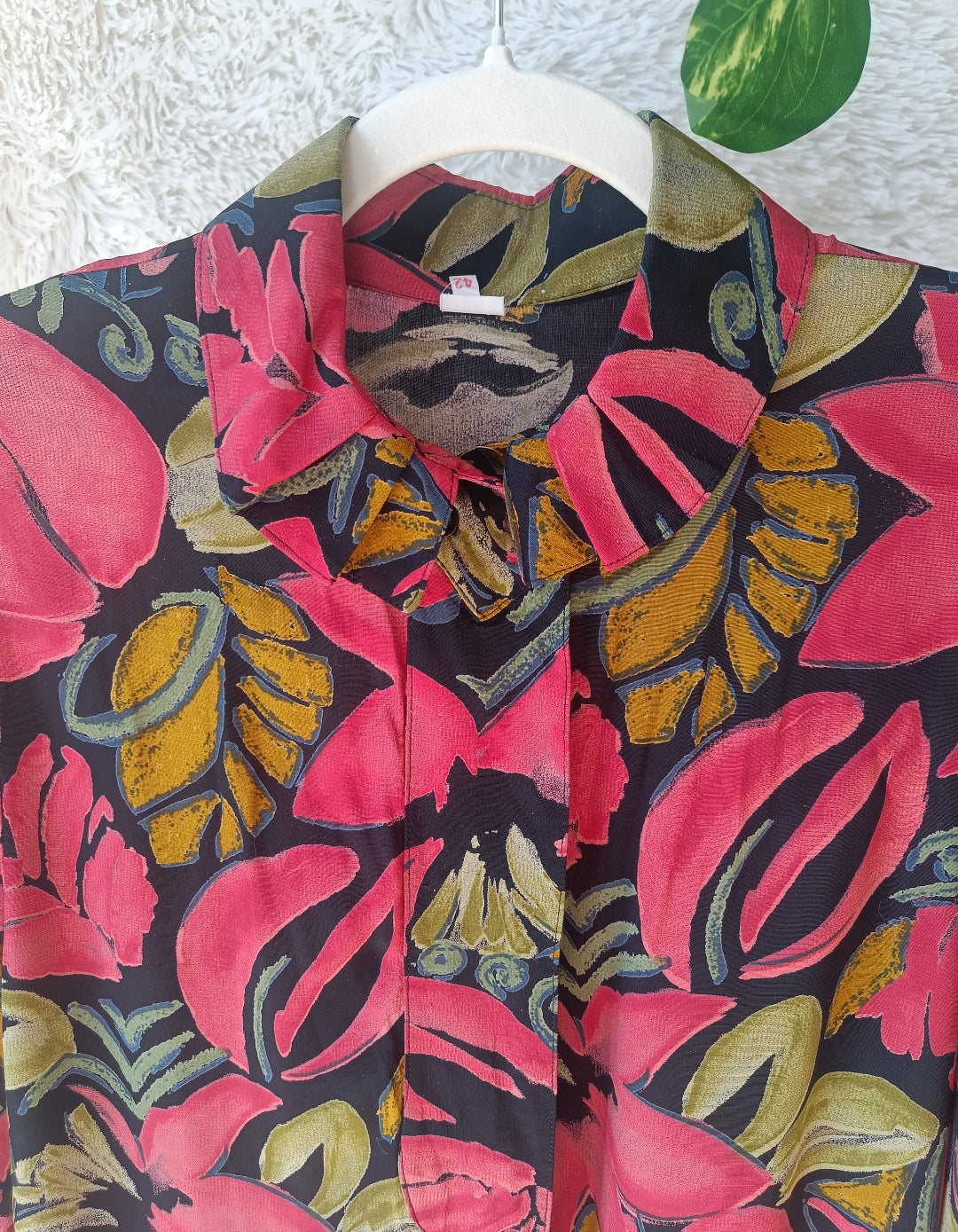 Camicia floreale anni 80