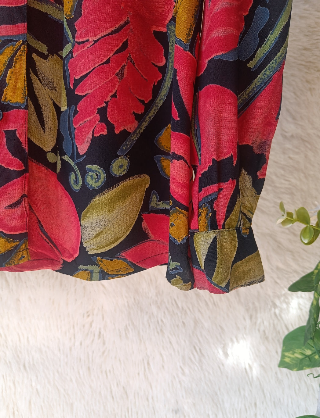 Camicia floreale anni 80