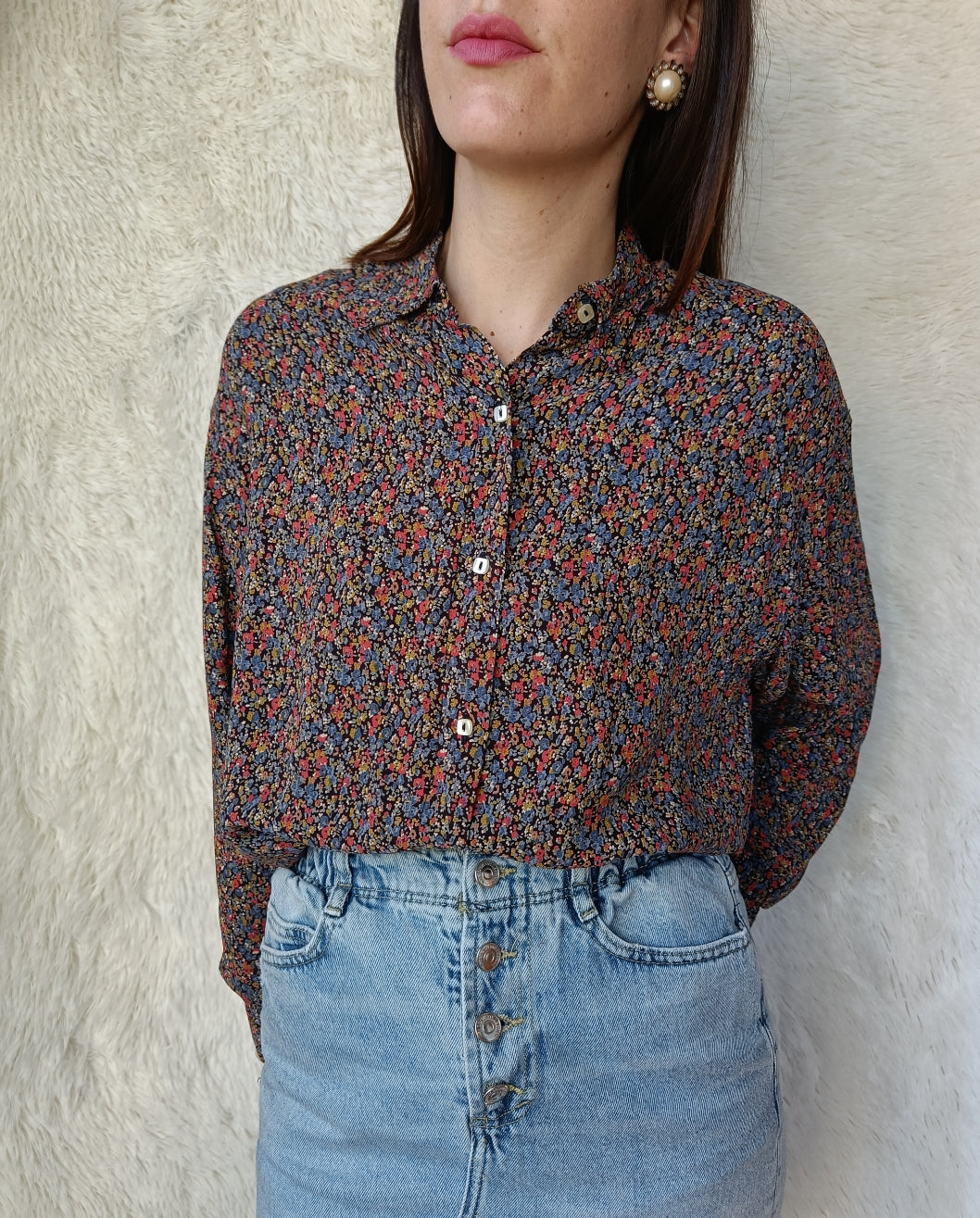 Camicia floreale vivace