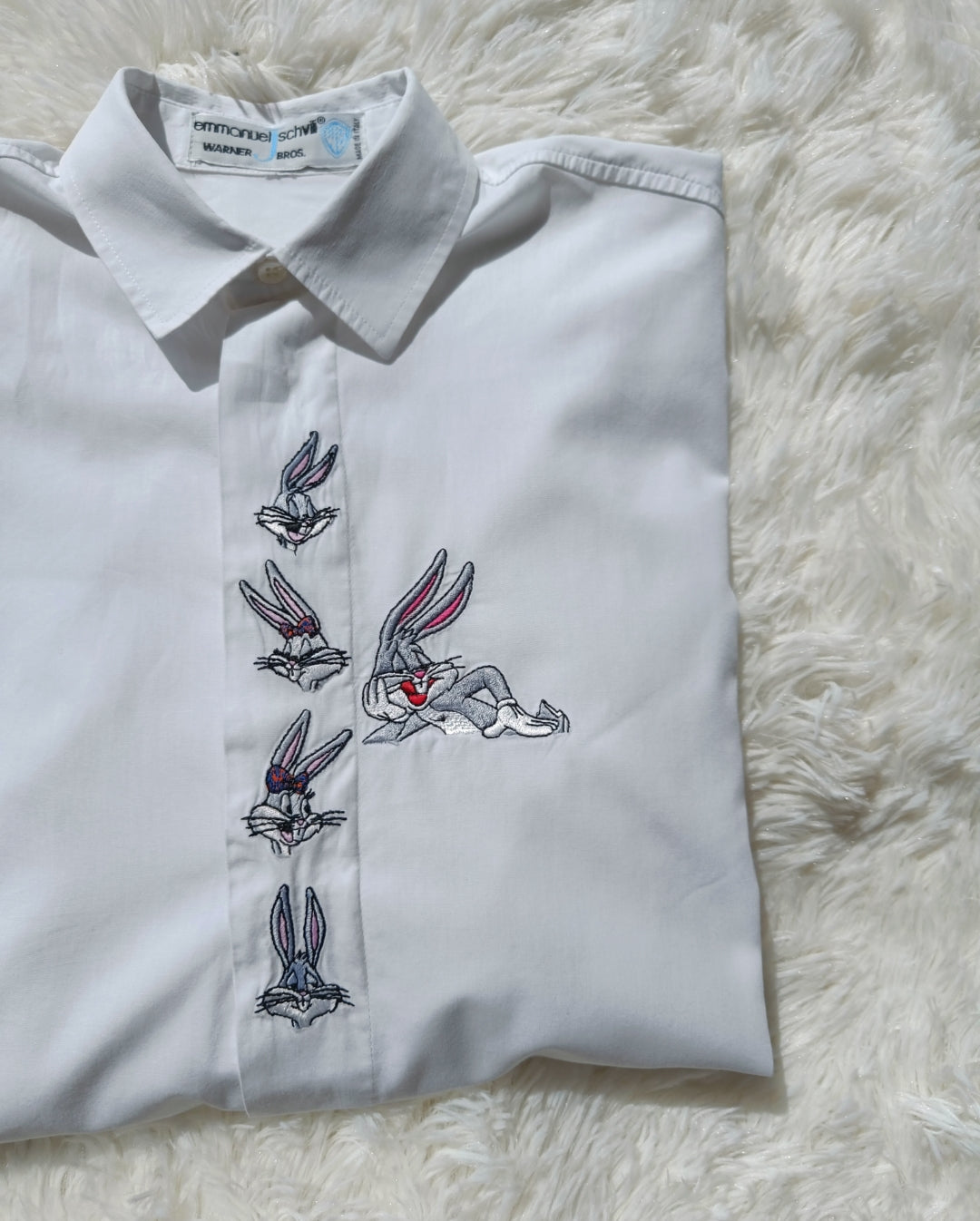 Camicia bugs bunny bianca