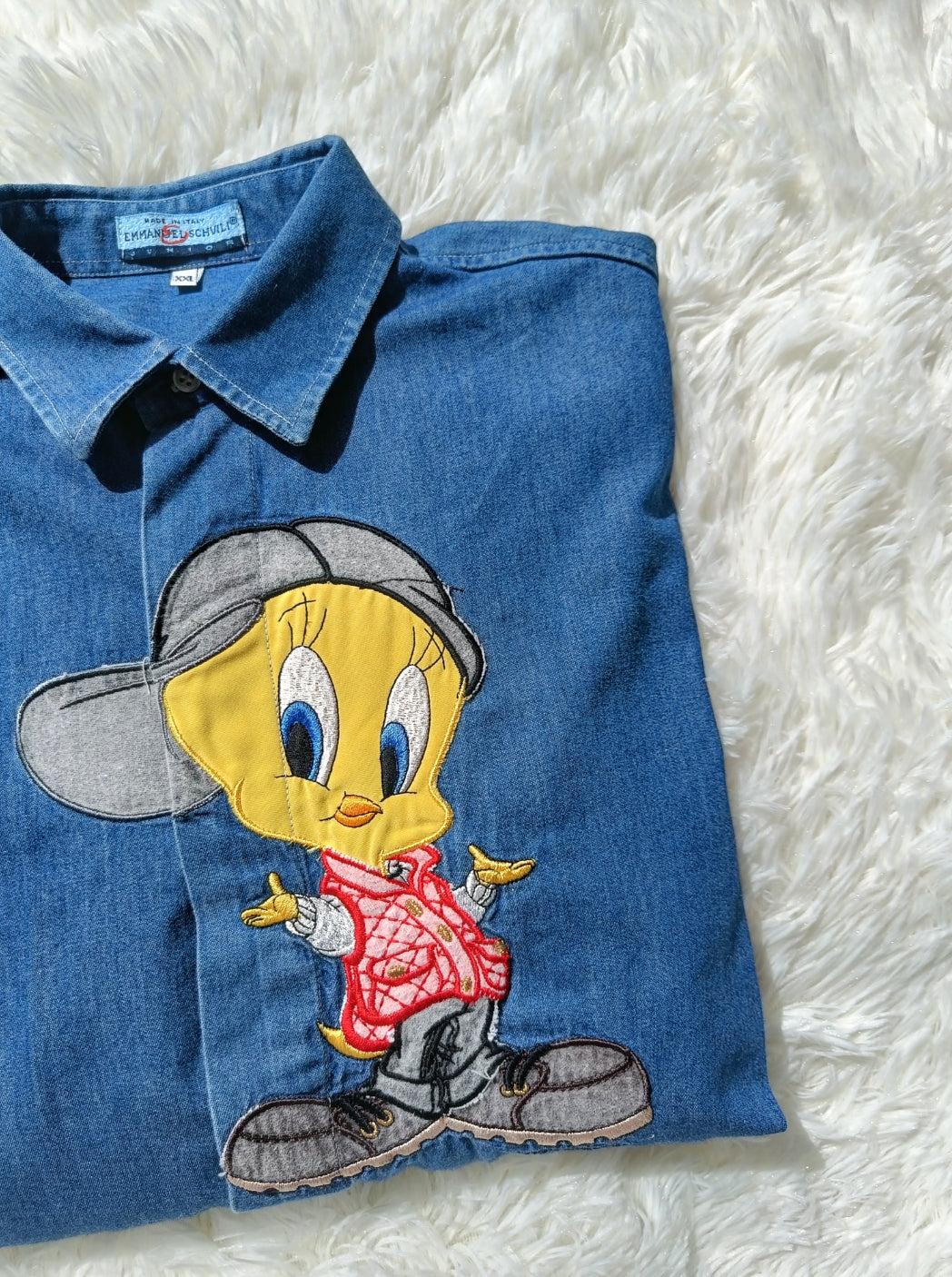 Camicia in denim Titti gilet