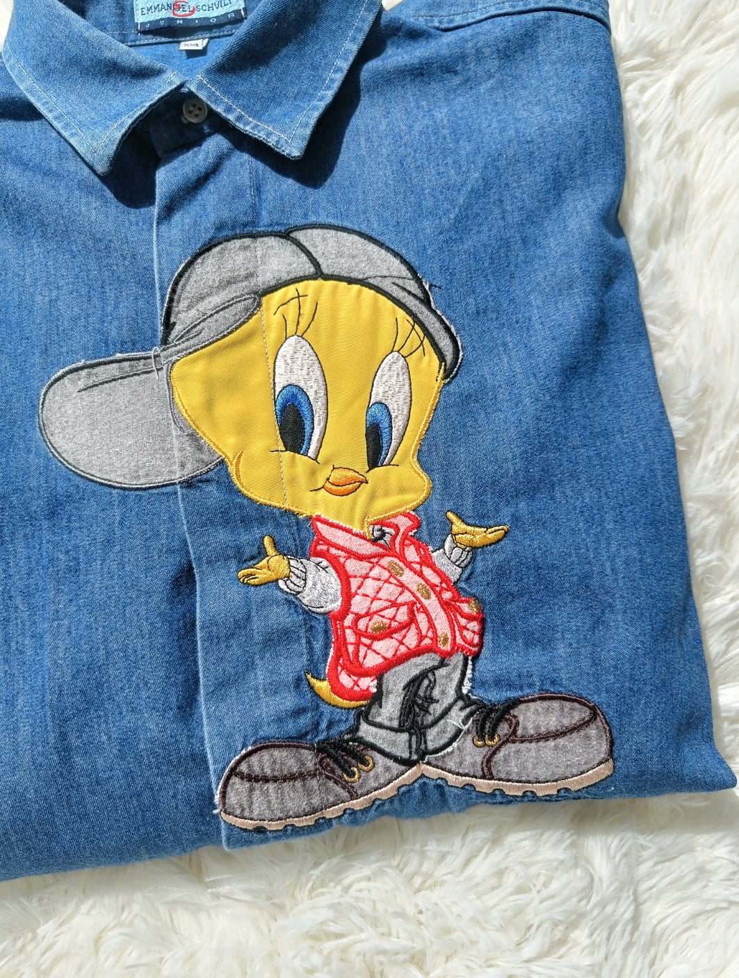 Camicia in denim Titti gilet