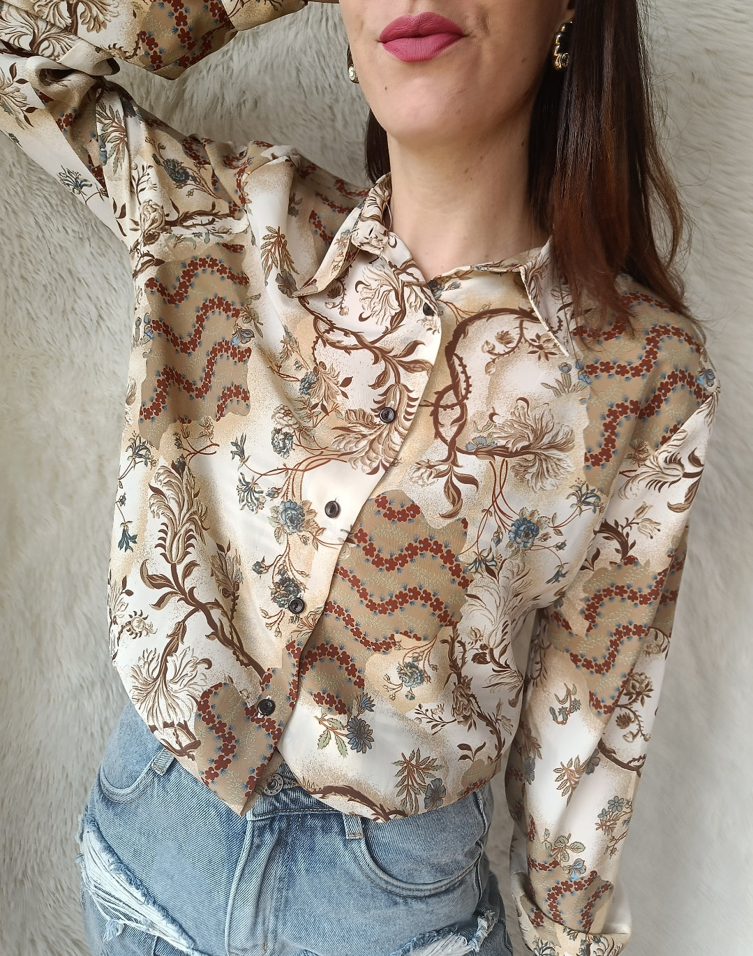 Camicia fantasia florale