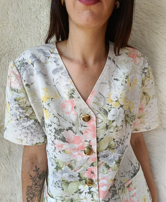 Blazer sartoriale floreale