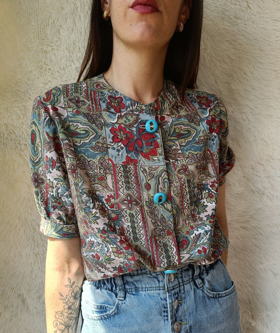 Camicia sartoriale Paisley