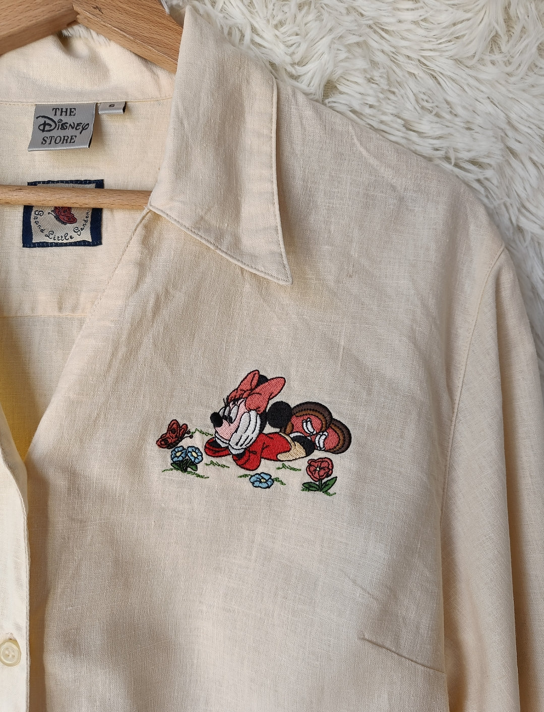 Camicia Minnie lino & cotone