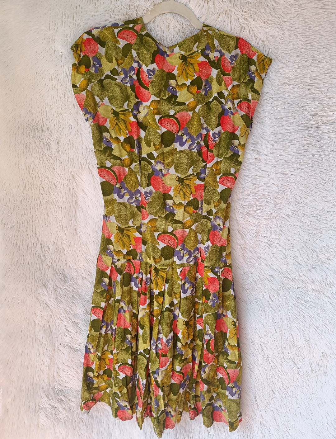 Vestito fantasia frutta anni '80