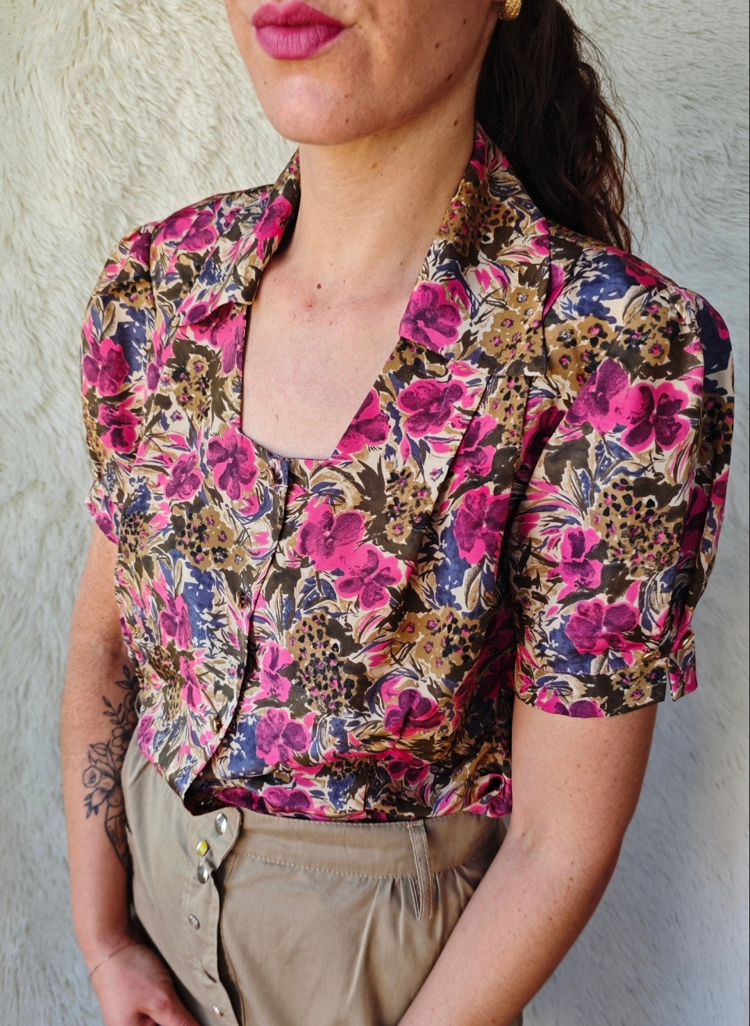 Camicia sartoriale collo squadrato