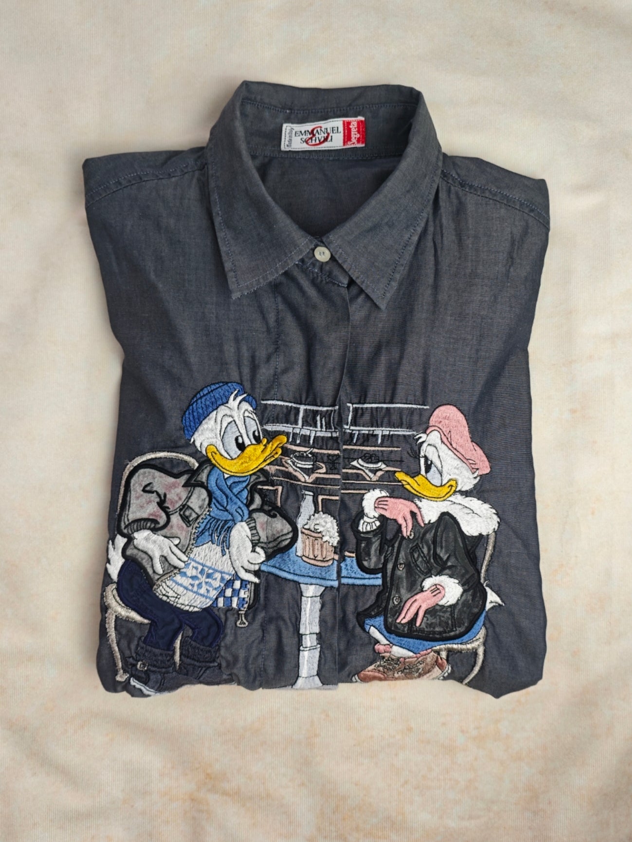 Camicia Disney paperino e paperina bar